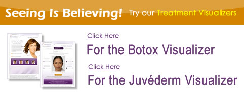 Botox and Juvederm Treatment Visualizers