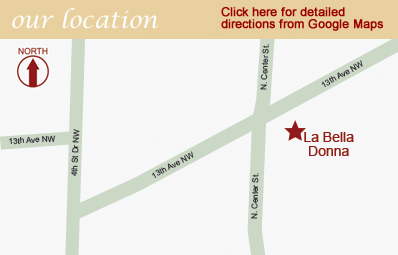 Map to La Bella Donna